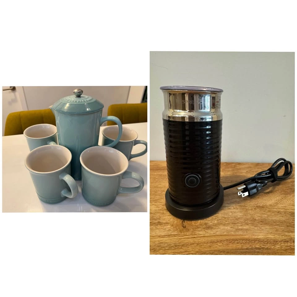 ⚽️ Cafe Au Lait Bundle - Le Creuset French Press & Nespresso