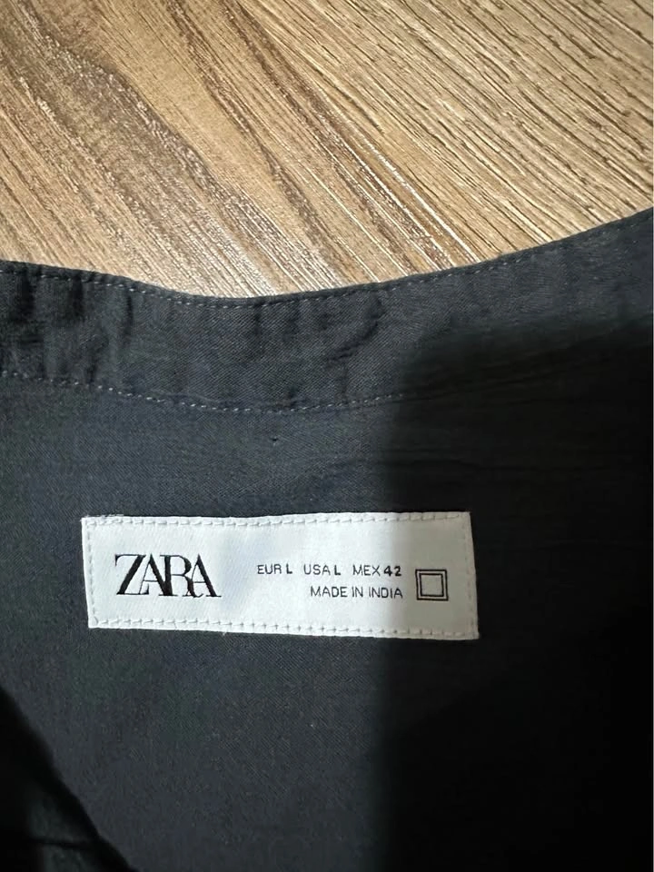 Zara Men’s Long Sleeve Shirt – Size Large - photo 2