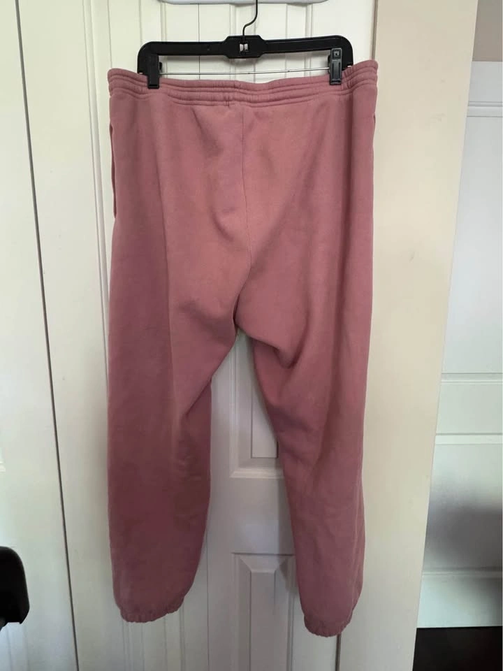 Aritzia TNA Dusty Rose Sweatfleece Sweatpants - Size XL - photo 4