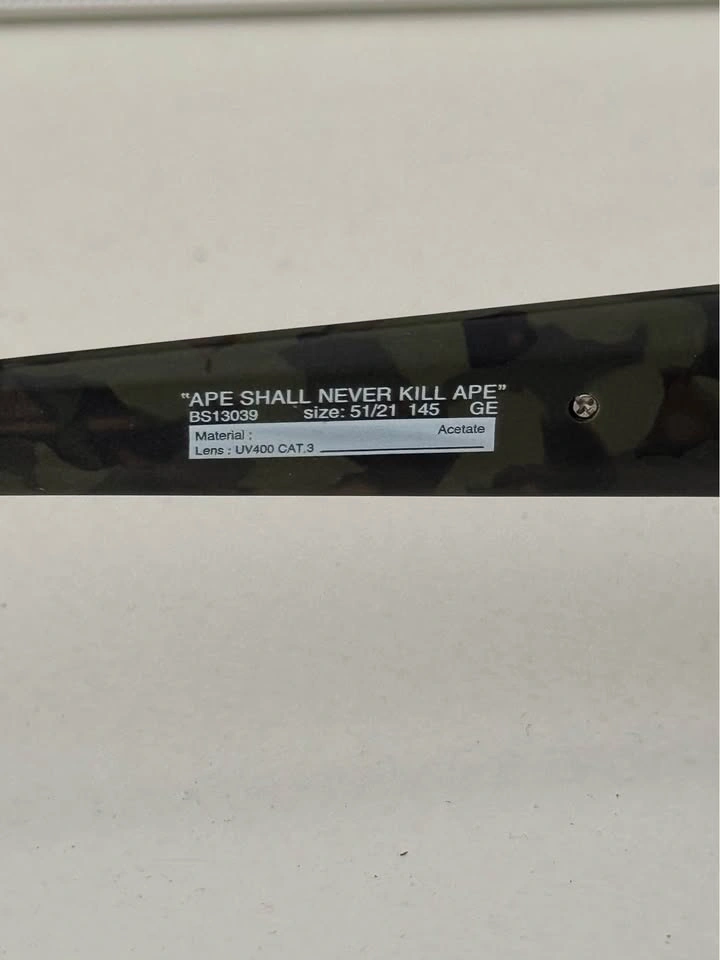 Bathing Ape Matte Camo Sunglasses - photo 4