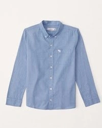 Abercrombie Boys Long-sleeve Icon Shirt ~ 15/16 *NWT*⚽️