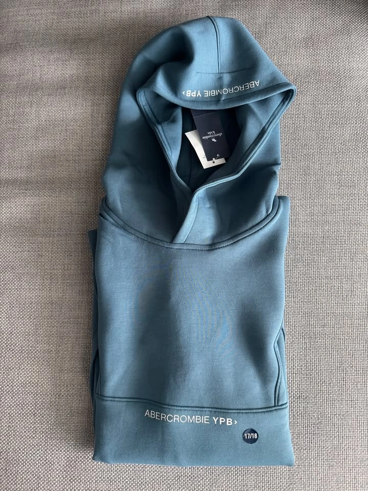 Abercrombie Boys' YPB Neoknit Active Logo Popover Hoodie 17/18⚽️ - photo 2