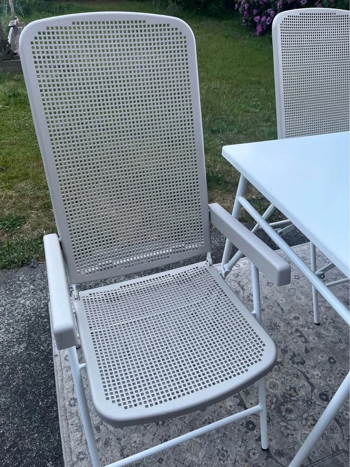 IKEA TORPARÖ Patio Set – 4 Reclining Chairs + Folding Table - photo 3