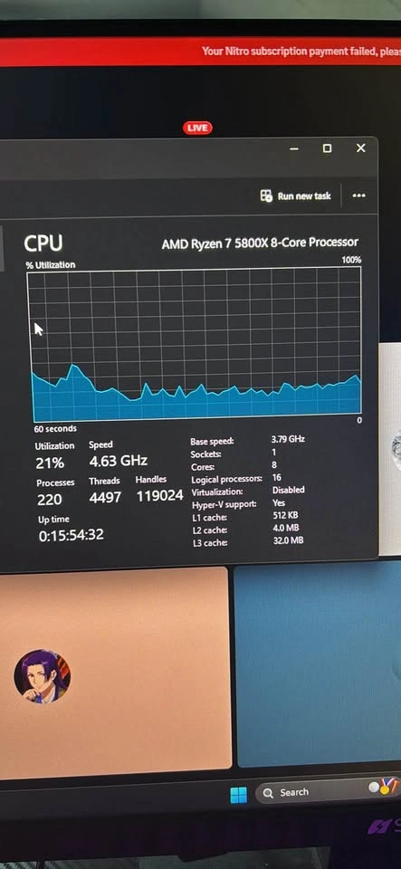 Custom Gaming PC Ryzen 7 5800X 32GB RAM - photo 3