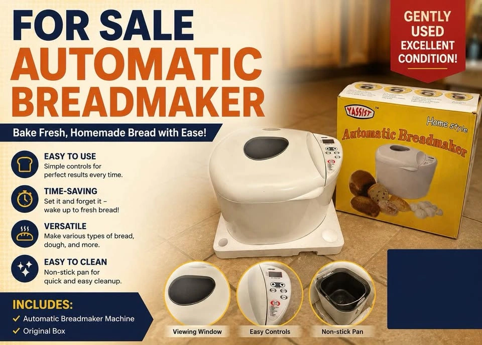 Yassist CBM600 Automatic Breadmaker - photo 4