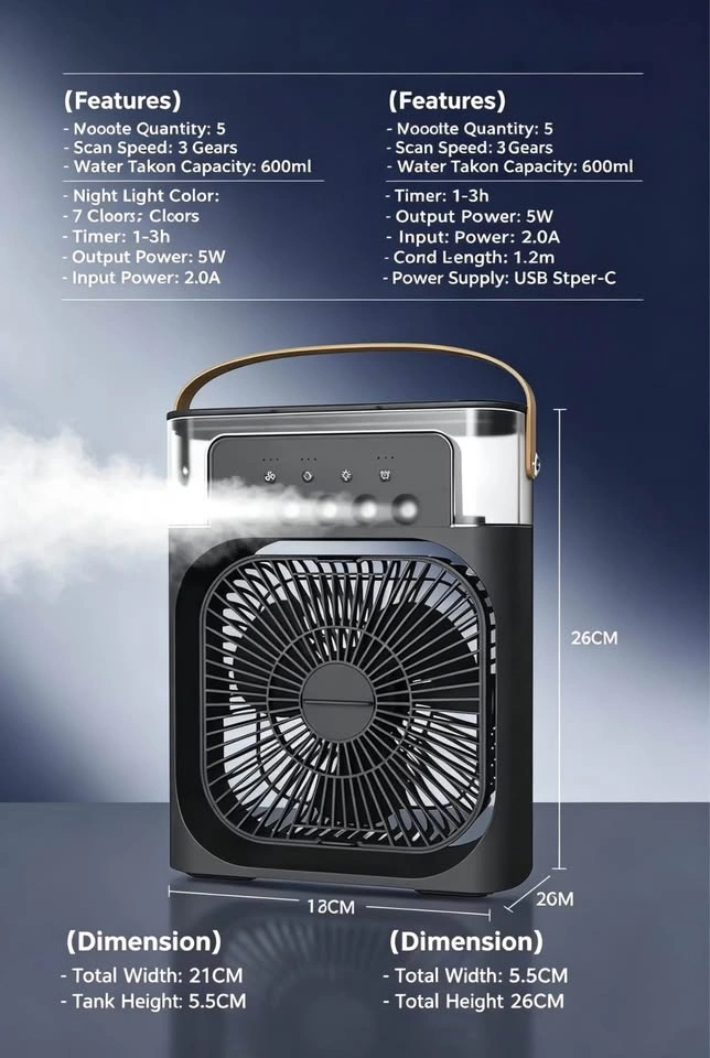 Portable Air Cooler Fan - photo 2