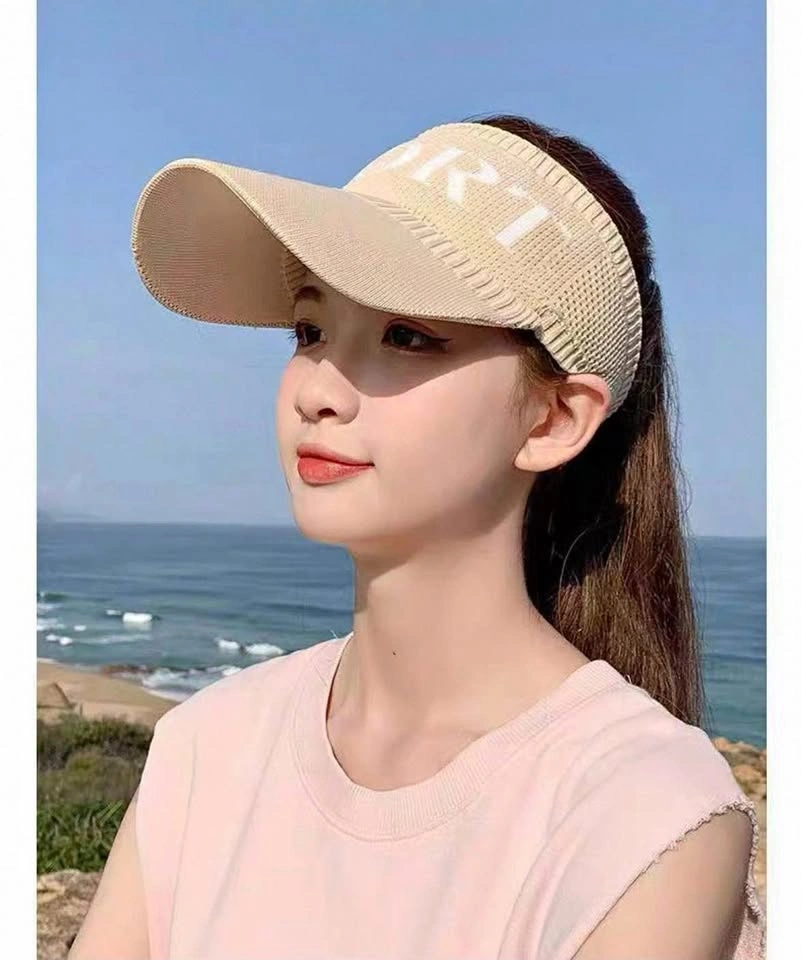 Knitted Sport Sun Visor Hat