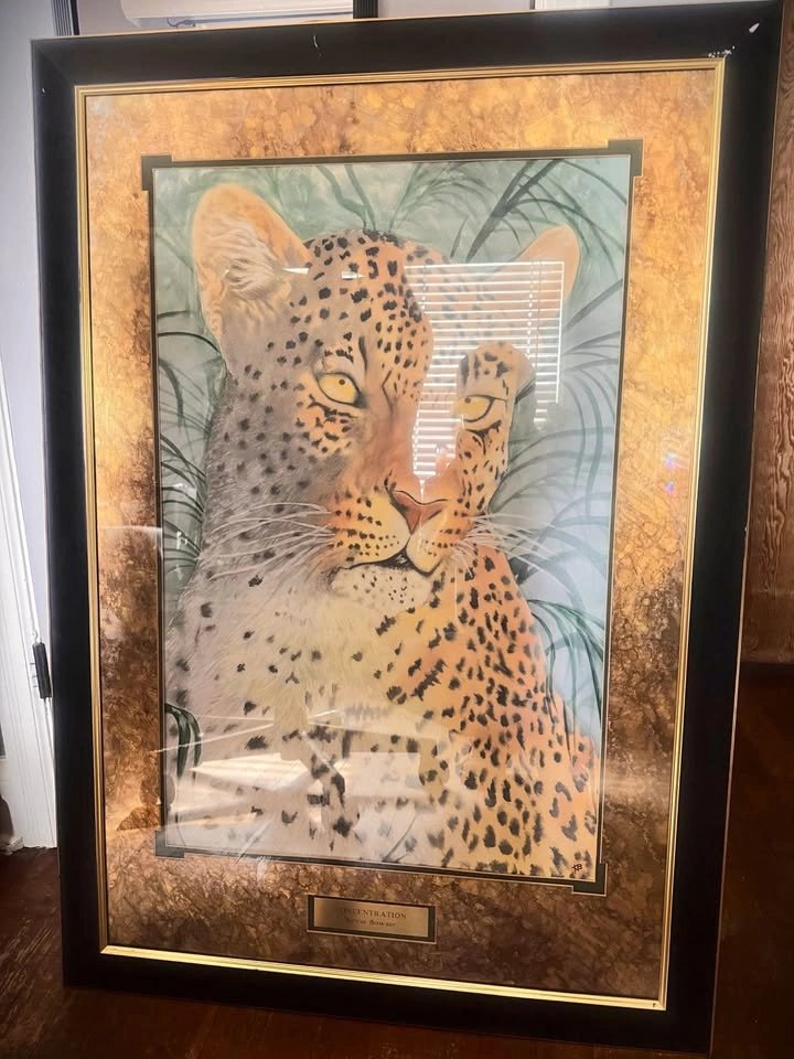 LEOPARD ART – “CONCENTRATION” by Kevin Bowser