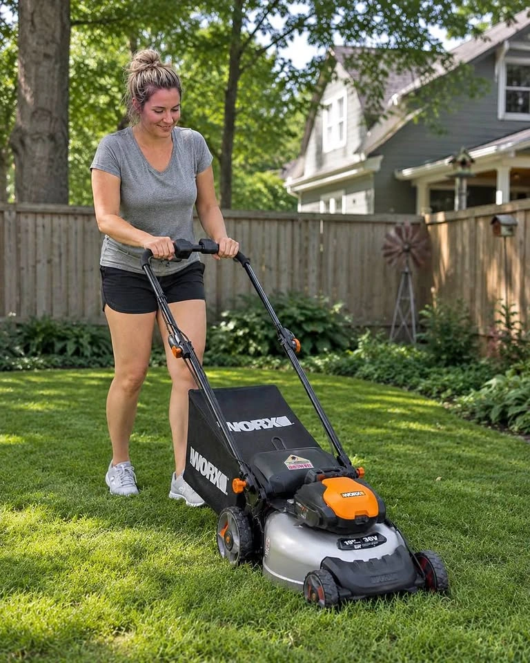 WORX 19” 56V Cordless Electric Lawn Mower