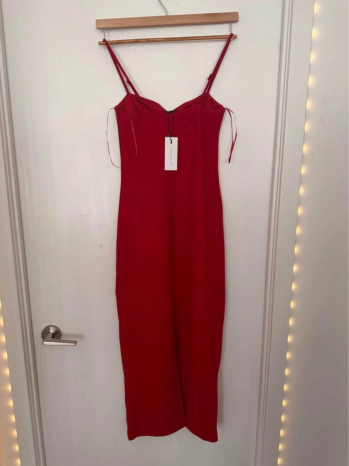 Dynamite Sweetheart Cutout Ankle Dress - photo 4