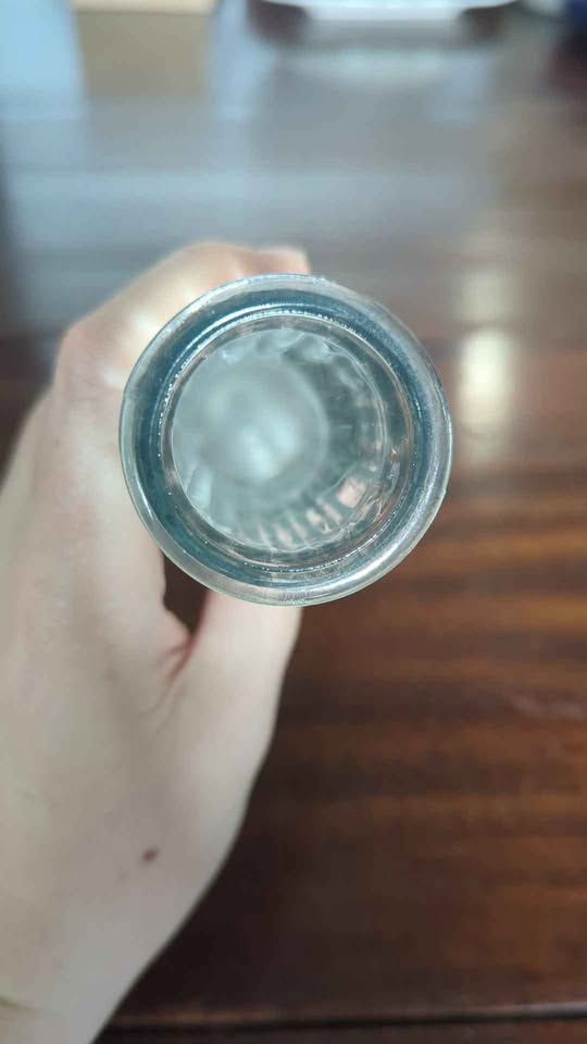 Vintage 1960's Clear Pressed Glass Bud Vase - photo 3