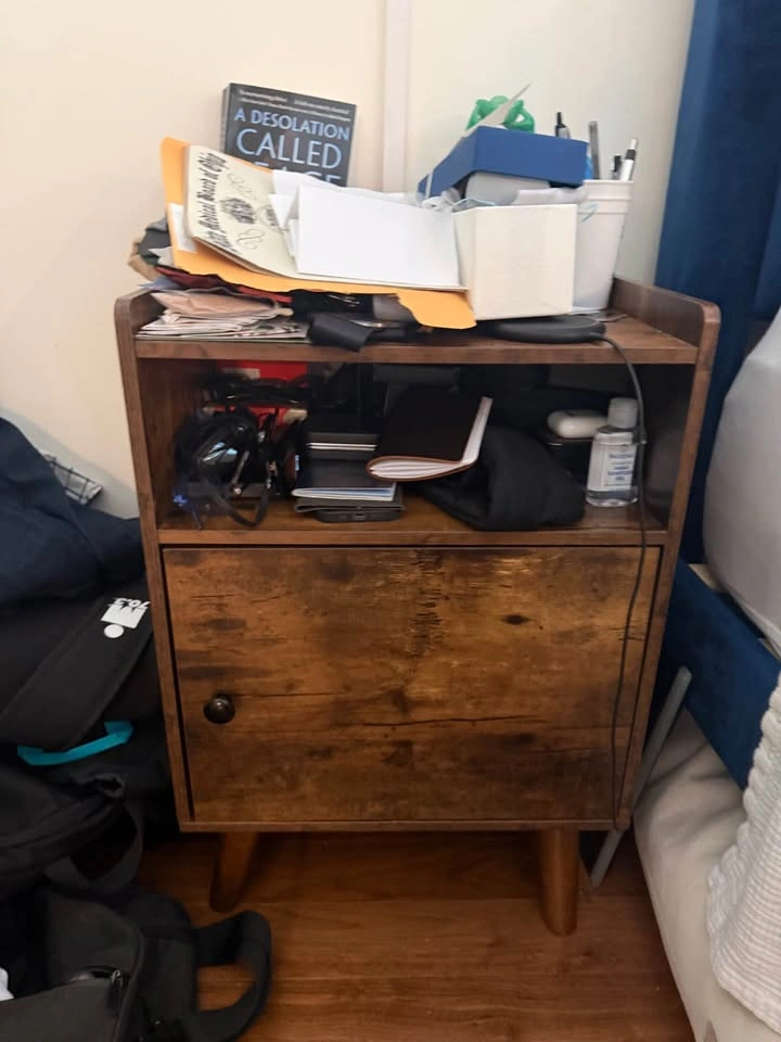 Brown Bedside Table - photo 3