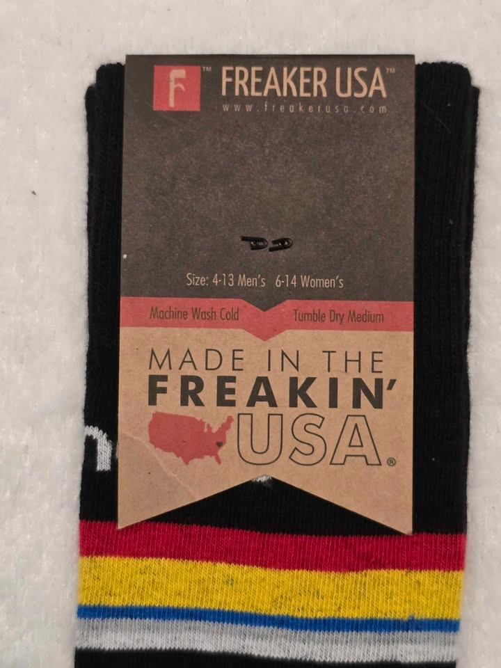 Freaker USA Colourful Striped Crew Socks Size M4-13/W6-14 - photo 2