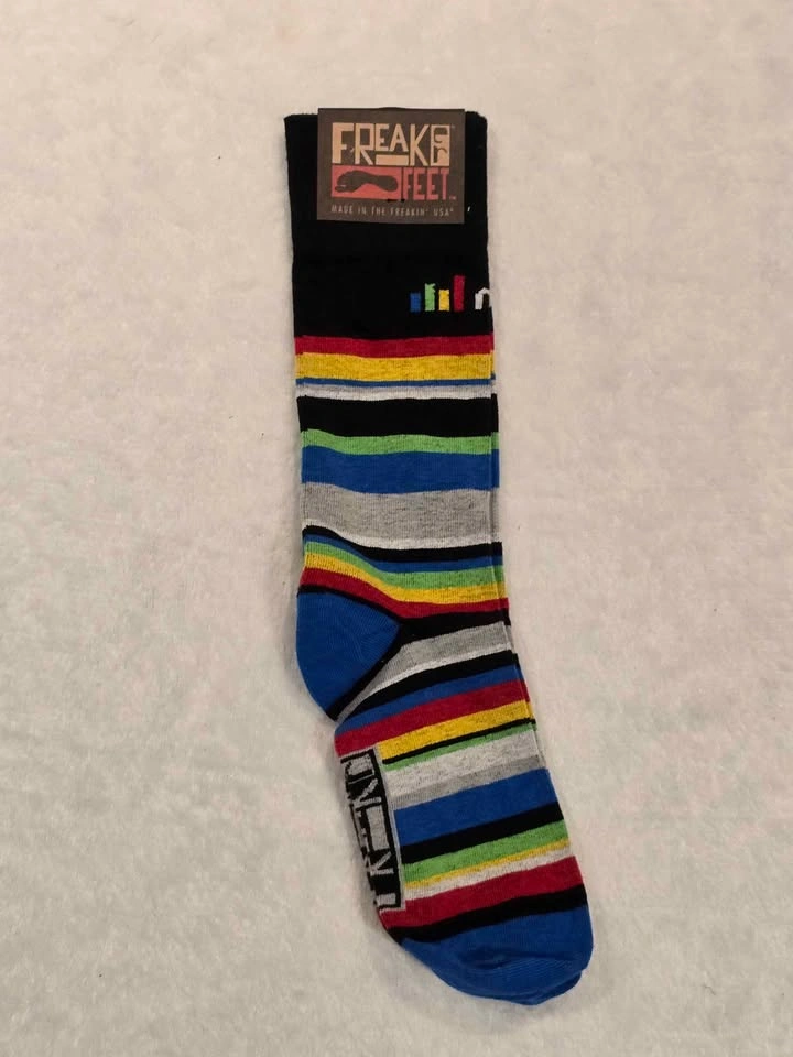 Freaker USA Colourful Striped Crew Socks Size M4-13/W6-14 - photo 3
