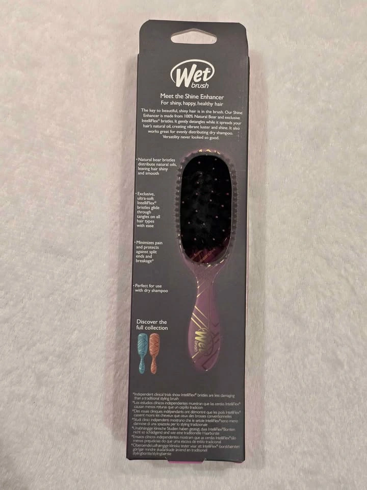 Wet Brush Shine Enhancer & Gold Headband $12 Firm - photo 3
