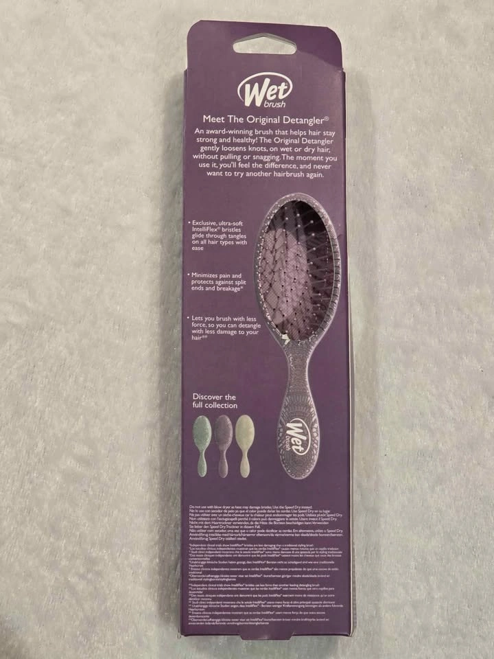 Wet Brush Detangler & 4 Scrunchies Hair Bundle - photo 4