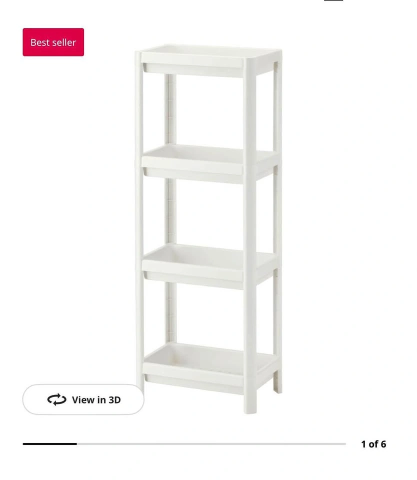 IKEA Plastic Shelving Unit (2 Available)