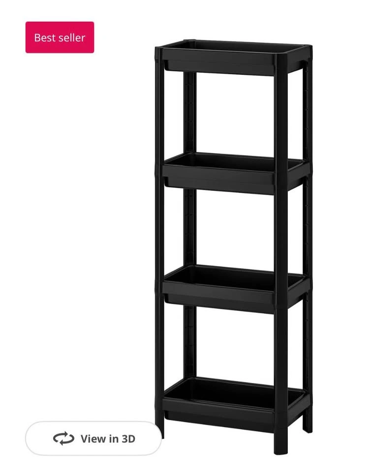 IKEA Plastic Shelving Unit (2 Available) - photo 5