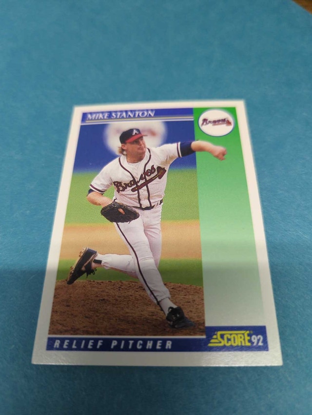 1992 Score Mike Stanton Baseball Card ⚽