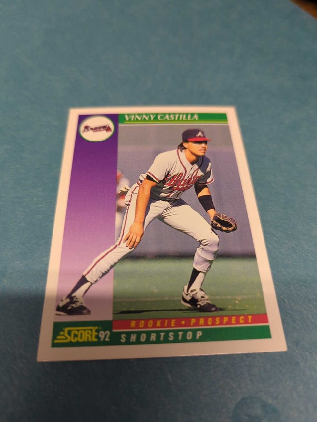 1992 Score Vinny Castilla Baseball Card ⚽