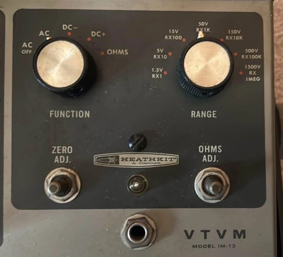 HEATHKIT IM-13 VTVM VACUUM TUBE VOLTMETER - photo 5