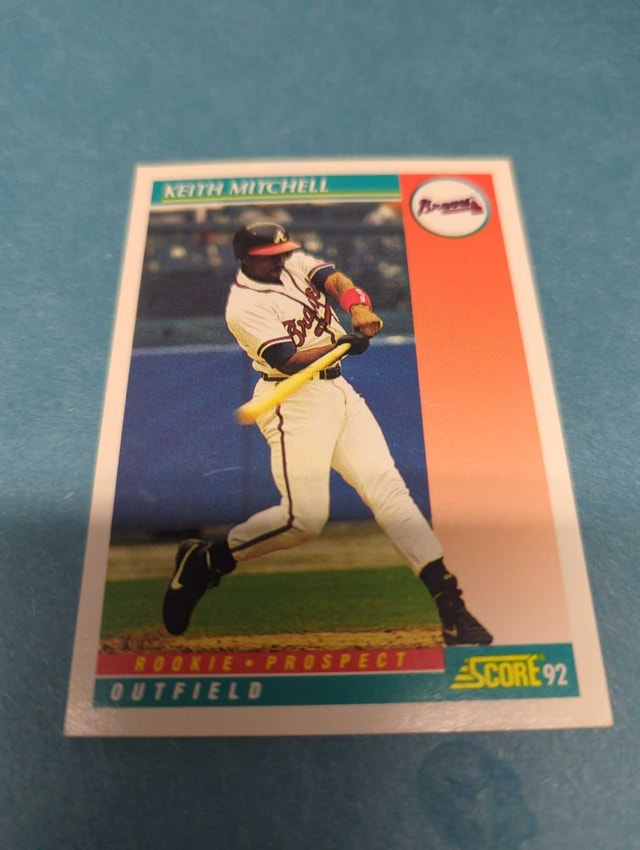 Score 1992 Keith Mitchell Baseball Card ⚽