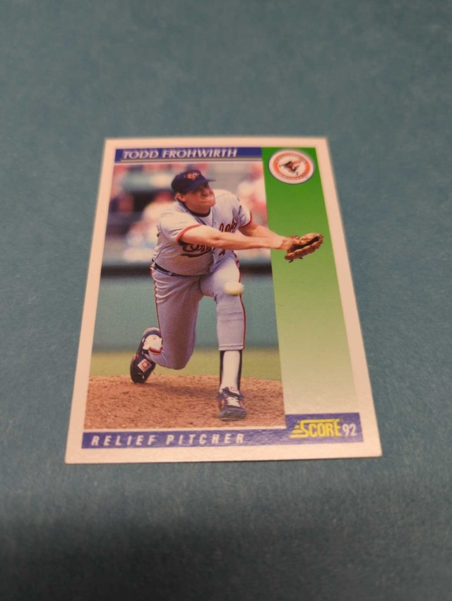 Score 1992 Todd Frohwirth Baseball Card ⚽