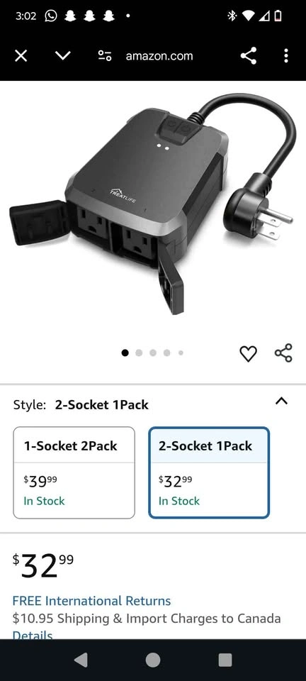 2 in 1 outdoor smart dimmer