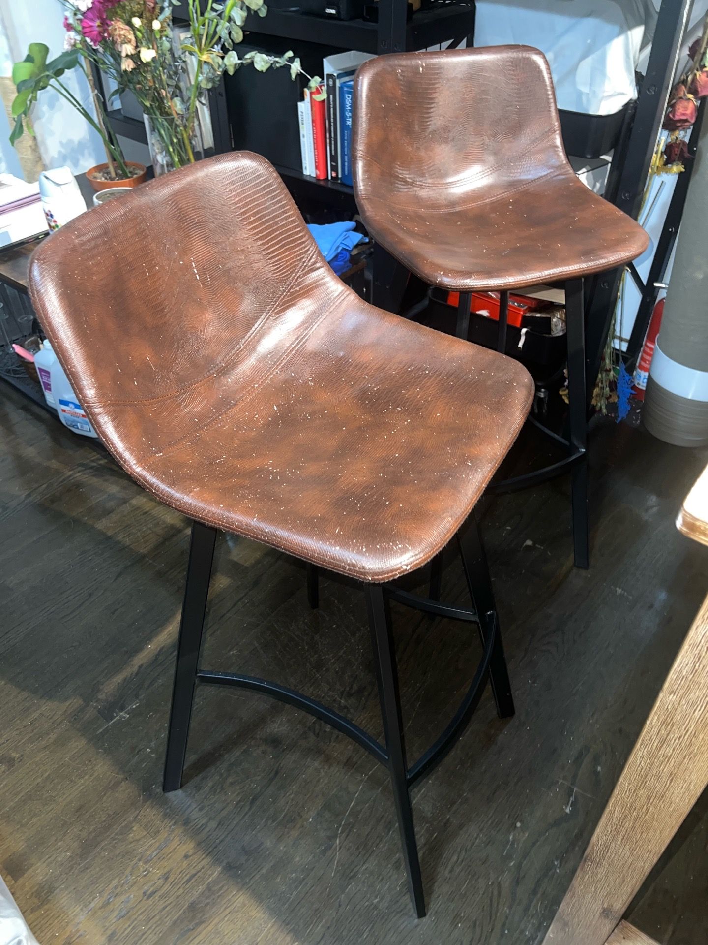 Christopher Knight Home Dax Bar Stools (Set of 2) – Snake Skin B