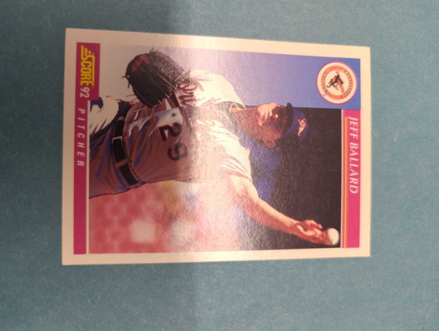1992 Score Jeff Ballard Baseball Card ⚽