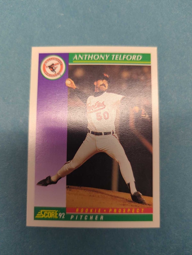Score 1992 Anthony Telford Baseball Card ⚽