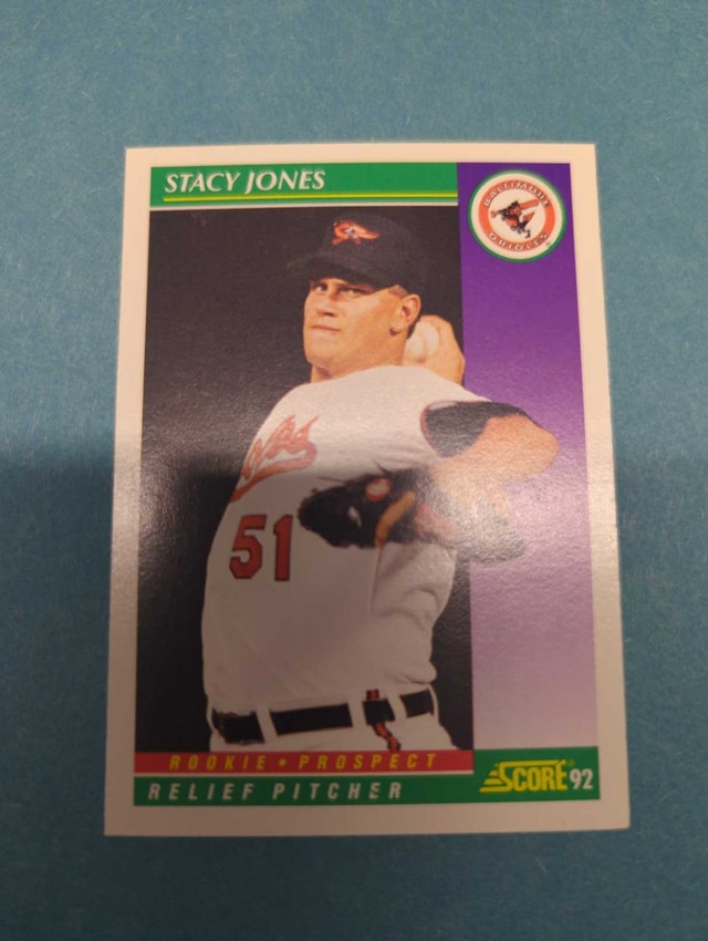 1992 Score Stacy Jones Baltimore Orioles Baseball ⚽Card
