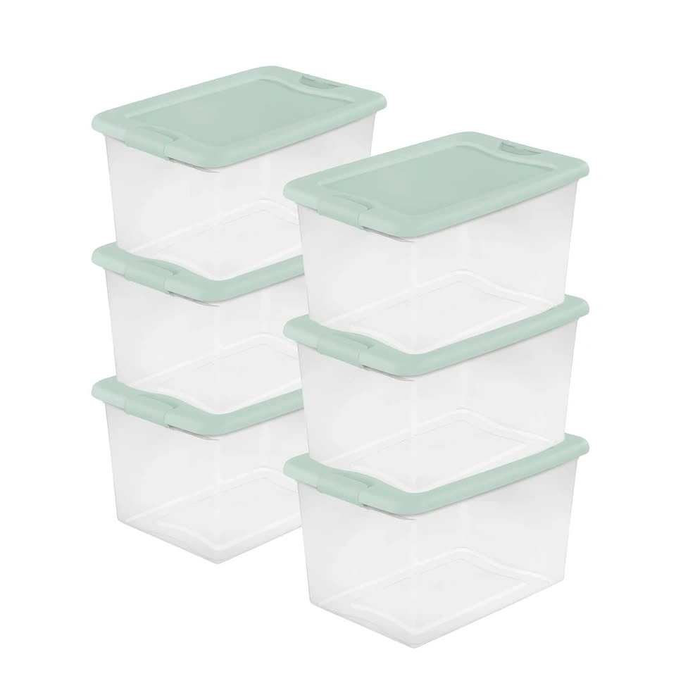 64 Qt Latching Stackable Storage Container with Lid - photo 3