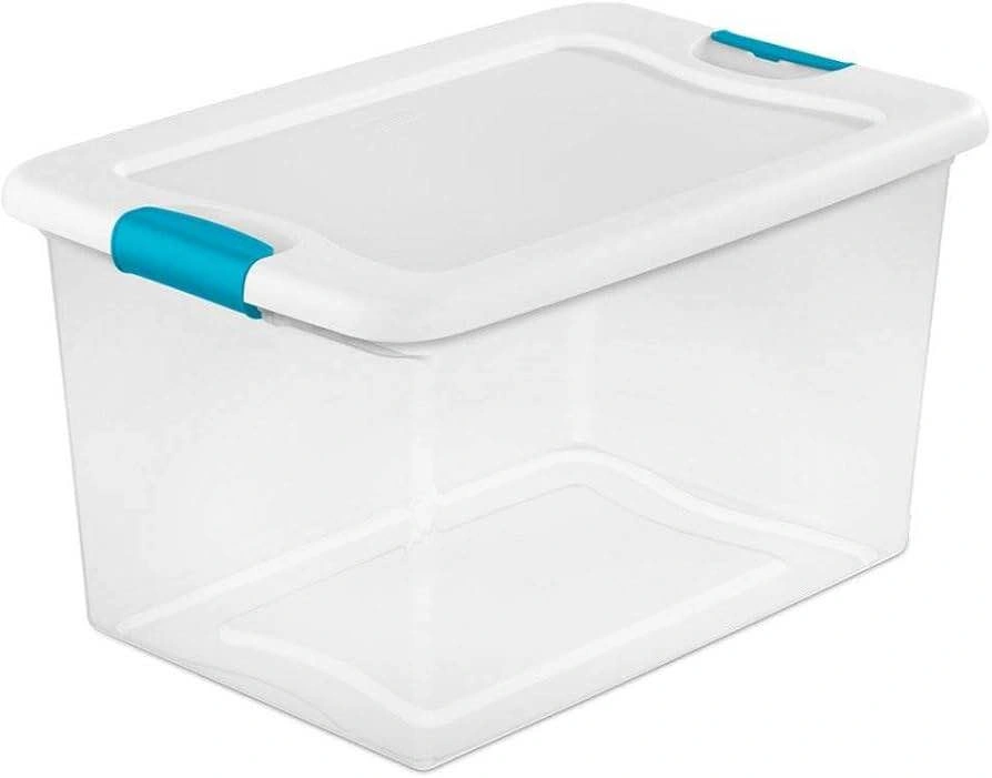 64 Qt Latching Stackable Storage Container with Lid - photo 5