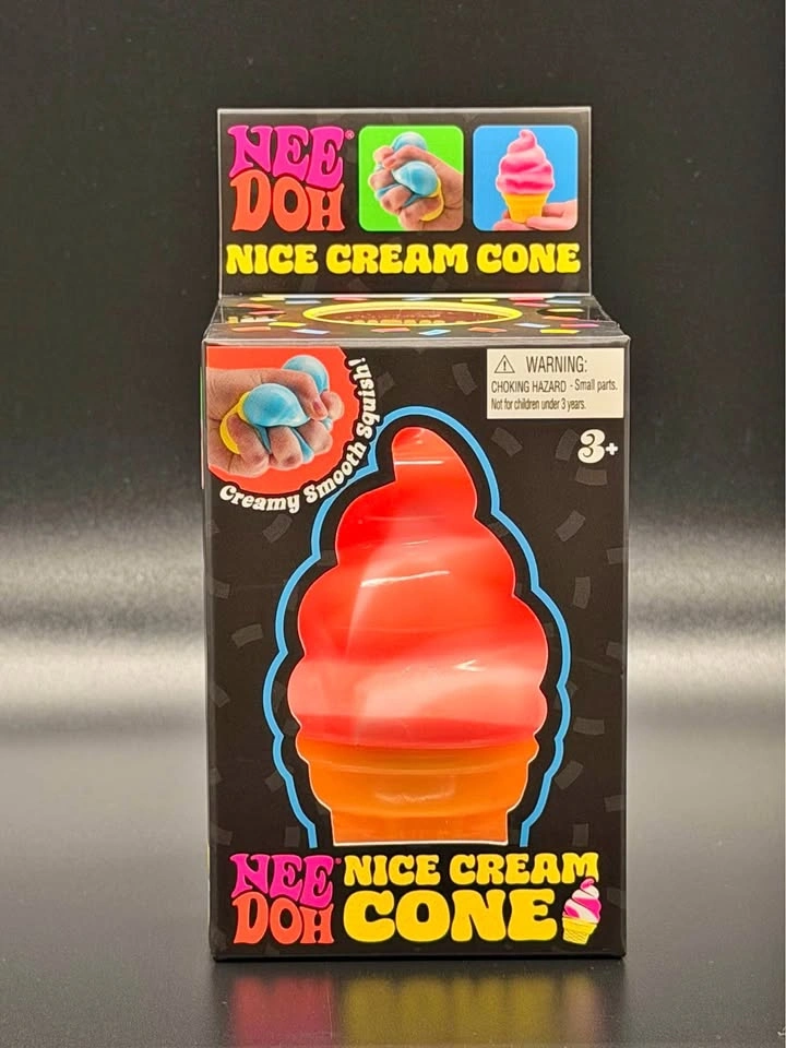 Nee Doh Nice Cream Cone (orange)