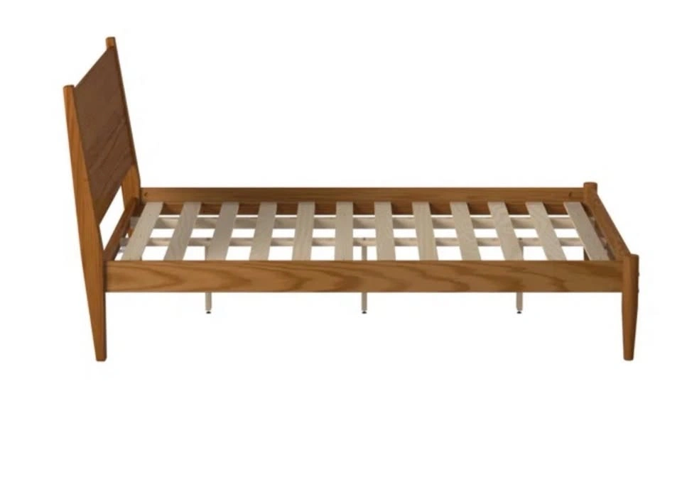 Solid Wood Queen Bed Frame | Mid-Century Modern - photo 3