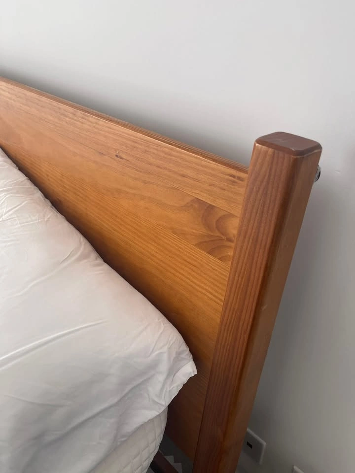 Solid Wood Queen Bed Frame | Mid-Century Modern - photo 4