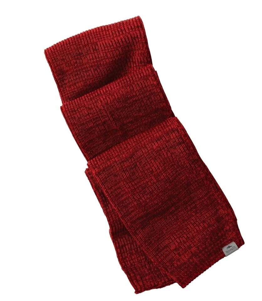 ROOTS73 UNISEX WALLACE Knit Scarf ~Dark Red ~ Brand New⚽️