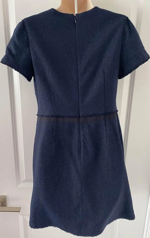 NEW Banana Republic Navy Wool Dress, Lined ~ Size 4 Petite ⚽️ - photo 4
