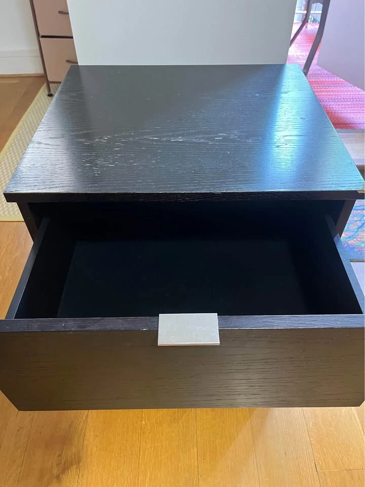 Room and Board night stand, with drawer and bottom storage - photo 2