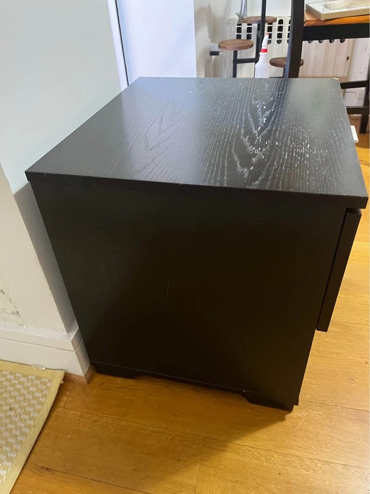 Room and Board night stand, with drawer and bottom storage - photo 3