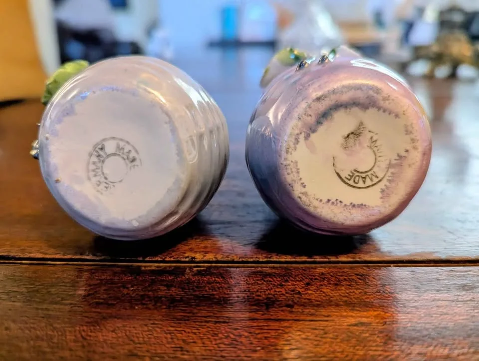 Vintage West Germany Elfinware Lusterware Vases image indicator(3)