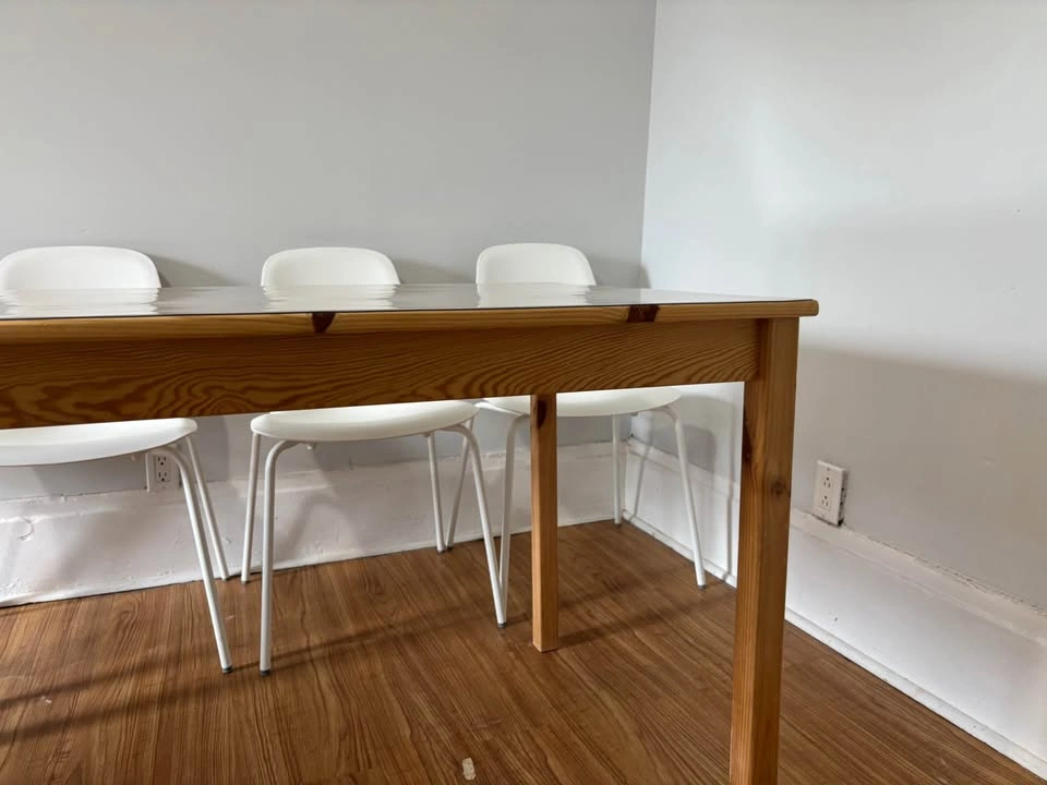 IKEA INGO Pine Dining Table + 4 chairs - photo 4