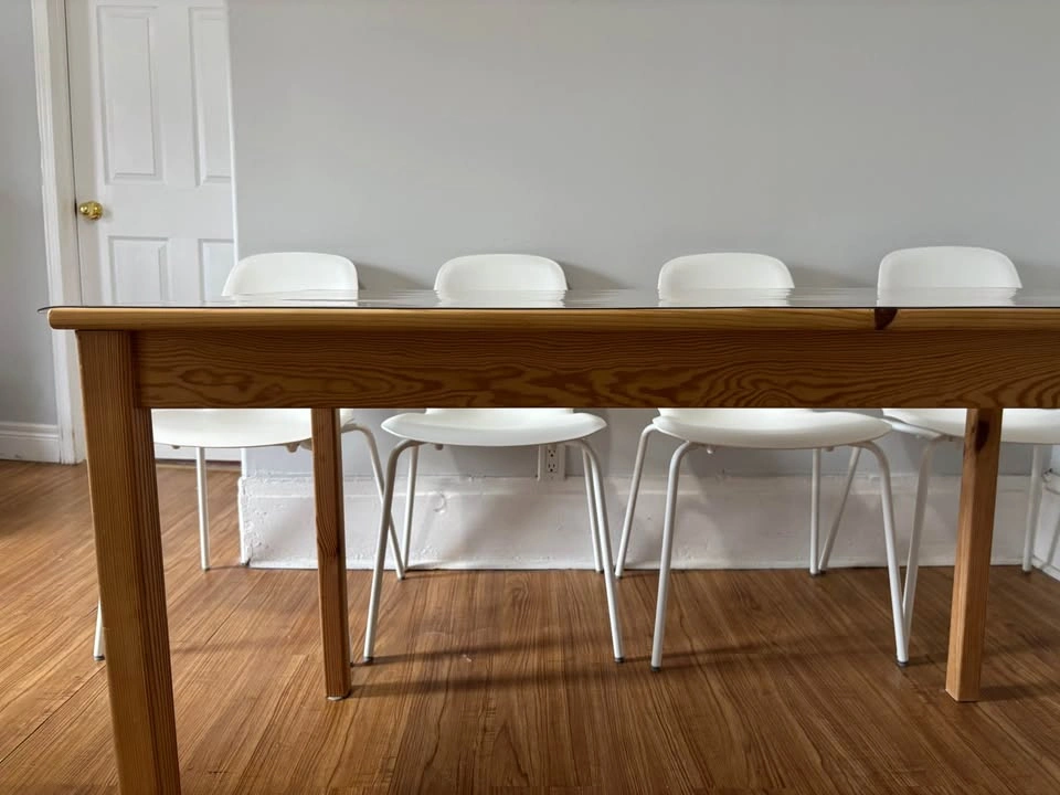 IKEA INGO Pine Dining Table + 4 chairs - photo 5