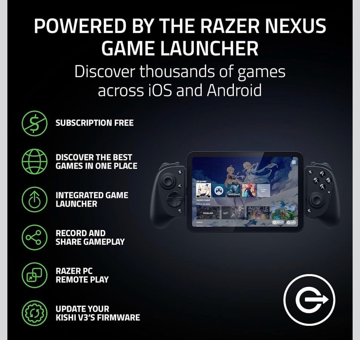 Razer Kishi Ultra Gaming Controller for Android, iPhone & iPad - photo 4