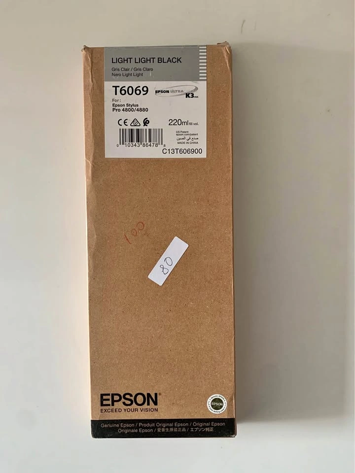 Epson T6069 Light Light Black Ink for Stylus Pro 4880/4800