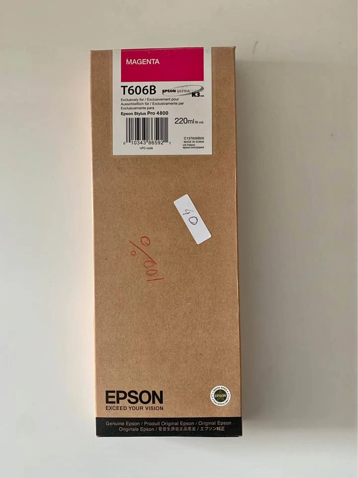 Epson T606B magenta for Epson stylus pro 4800