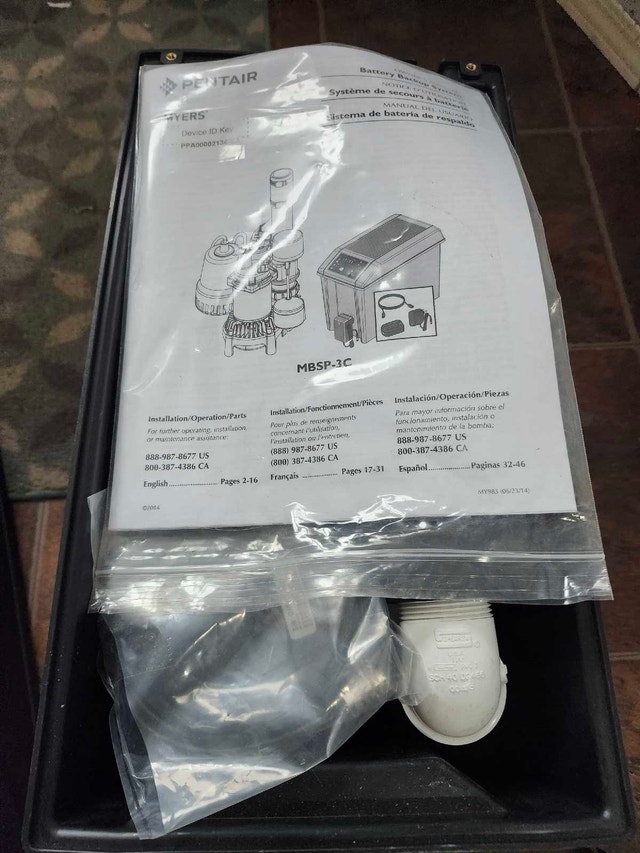 Pentair Myers Battery Backup Sump Pump System - photo 2