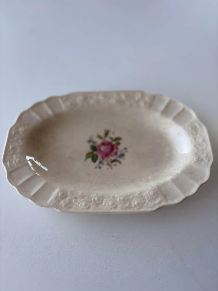 Myott Staffordshire England Gravy Boat with Underplate - photo 2