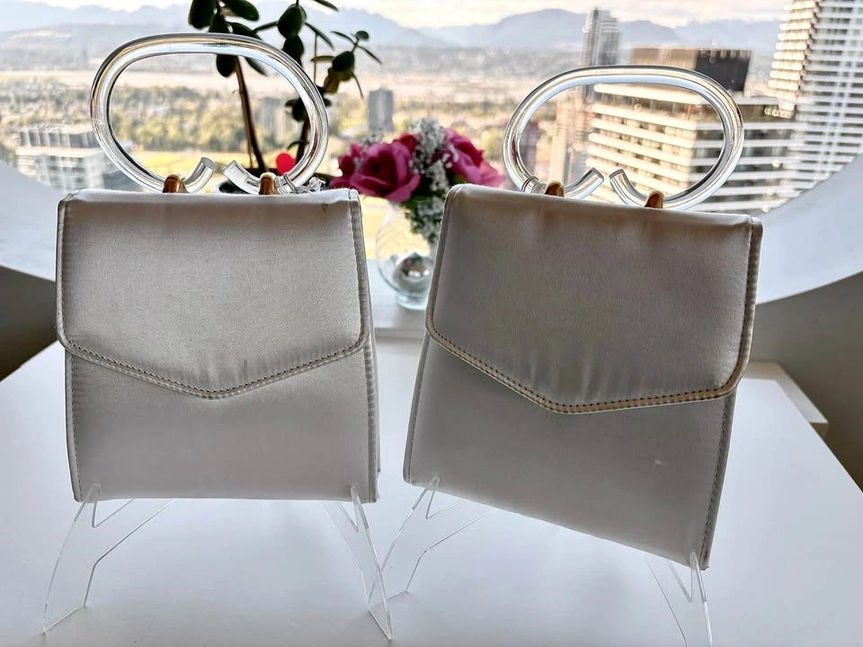 Princess Dye Collection White Satin Handbags - photo 2